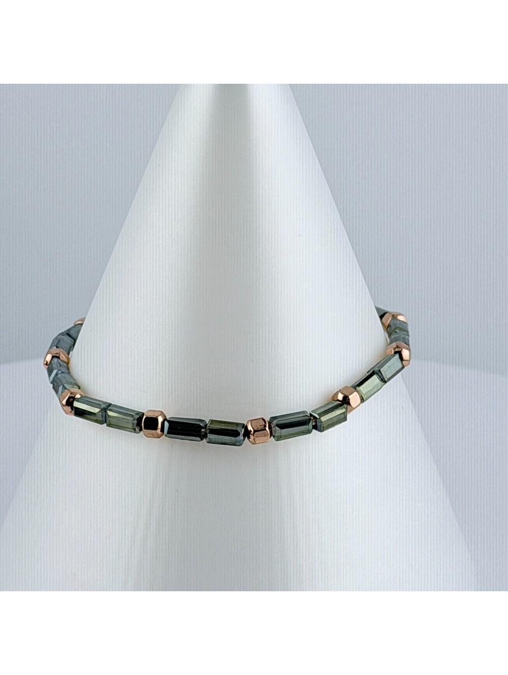 Bomb Party Single Stack Bracelet - on Rose Gold #1